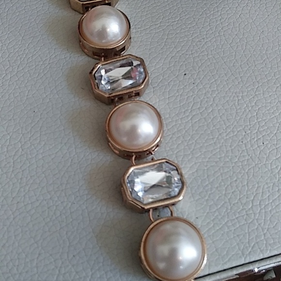 Gold Embellished Cocktail Necklace - Picture 11 of 17